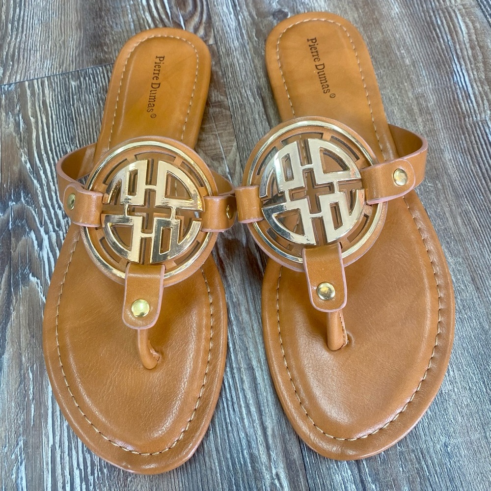 Pierre Dumas Tan Sandal